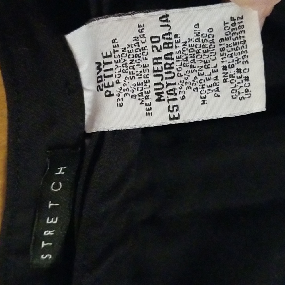 White Stag Petite Dress Pants 20W: A - Picture 3 of 6